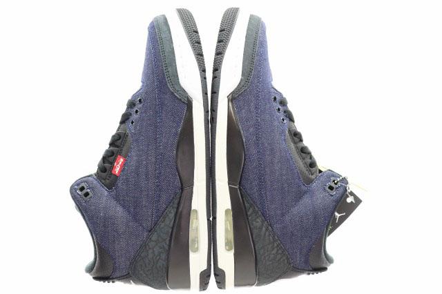 【中古】ナイキ NIKE × LEVI'S AIR JORDAN 3 RTR LSC INDIGO SP 28.5cm リーバイス エア ジョーダン デニム ▲■260403_3