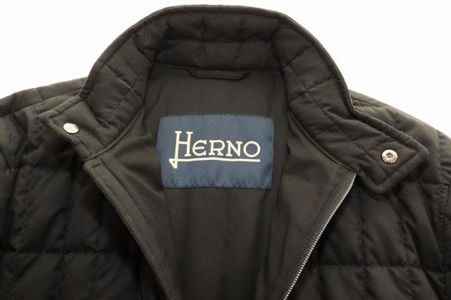 【中古】ヘルノ HERNO 25AW ARENDELLE POLAR-TECH BLACK 46 シングルライダース ダウンブルゾン ■260330_5