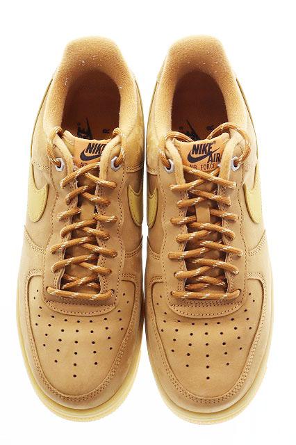 【中古】AIR FORCE1 '07 WB FLAX WHEAT BROWN 27cm エア フォース フラックス ウィート ローカット スニーカー 茶色 ▲■260405_1