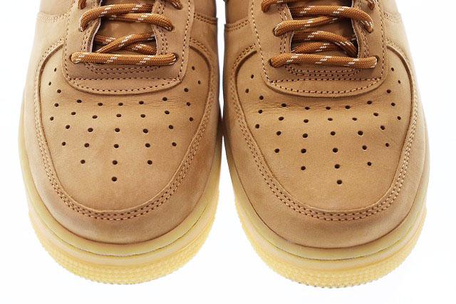 【中古】AIR FORCE1 '07 WB FLAX WHEAT BROWN 27cm エア フォース フラックス ウィート ローカット スニーカー 茶色 ▲■260405_7
