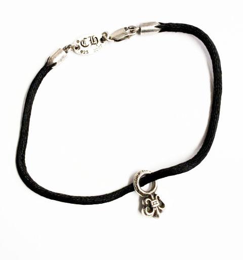 【中古】クロムハーツ CHROME HEARTS KZ BSフレア スタック ブレスレット ケーゼット ブラック ☆AA★ ▲ 260508