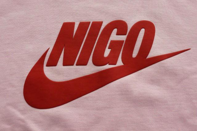 【中古】ヒューマンメイド HUMAN MADE NIGO × NIKE NRG CREW FLEECE PINK フリース クルーネック スウェット 260330_4