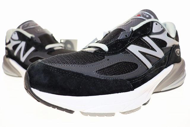 【中古】ニューバランス NEW BALANCE M990BK6 2023 27.5cm Dワイズ MADE IN USA 990 V6 BLACK ▲■260406