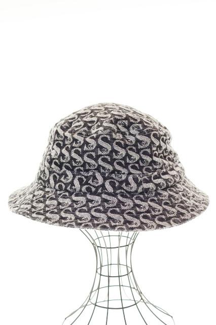 【中古】シュプリーム SUPREME 21AW MONOGRAM DENIM CRUSHER HAT BLACK ジーンズ 破砕機 かぶり笠 ☆AA★▲260419