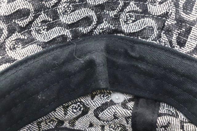【中古】シュプリーム SUPREME 21AW MONOGRAM DENIM CRUSHER HAT BLACK ジーンズ 破砕機 かぶり笠 ☆AA★▲260419