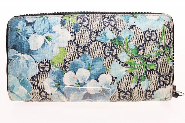 【中古】グッチ GUCCI GGブルームスプリント ラウンドファスナー ジップ ウォレット 546355 財布 ☆AA★▲260419_1