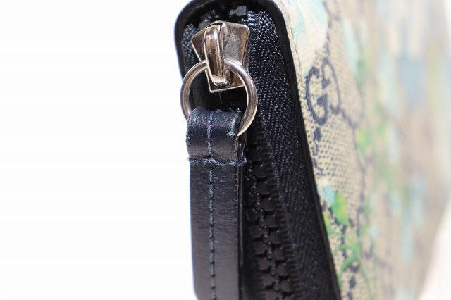 【中古】グッチ GUCCI GGブルームスプリント ラウンドファスナー ジップ ウォレット 546355 財布 ☆AA★▲260419_4