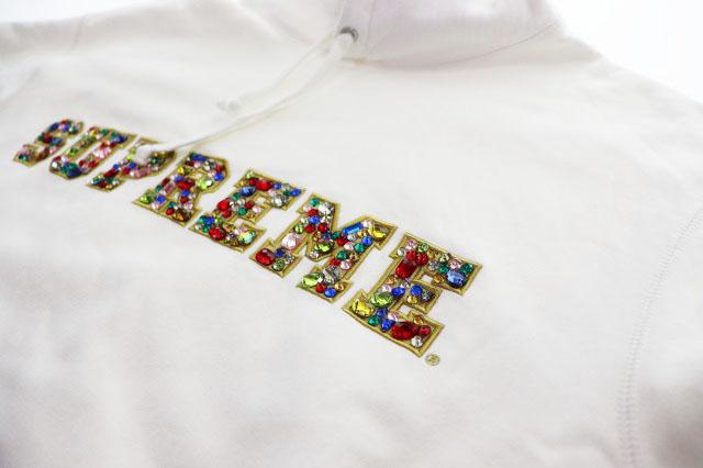 【中古】シュプリーム SUPREME 20AW JEWELS HOODED SWEATSHIRT WHITE S ジュエル フード スウェット ☆AA★260511_2