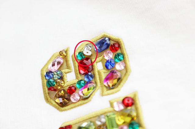 【中古】シュプリーム SUPREME 20AW JEWELS HOODED SWEATSHIRT WHITE S ジュエル フード スウェット ☆AA★260511_6