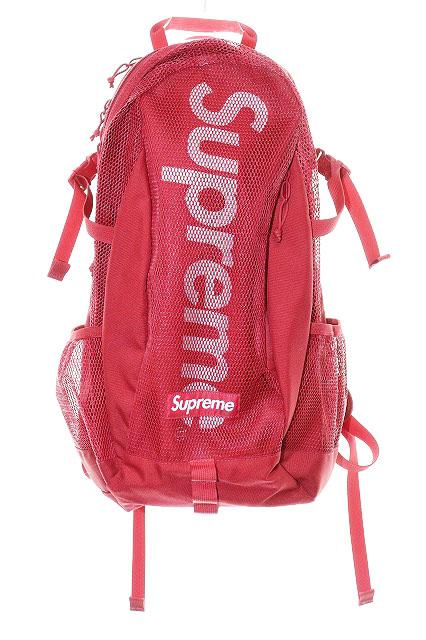 【中古】シュプリーム SUPREME 20SS BOX LOGO BACK PACK RED ボックスロゴ バックパック リュックサック レッド 260528