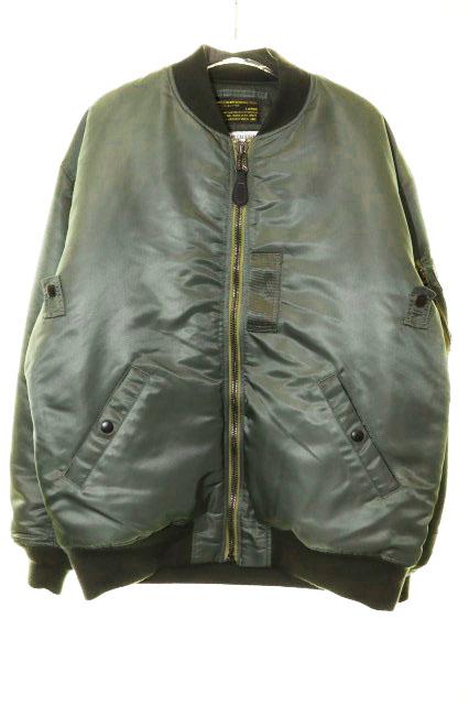 【中古】スタンダード カリフォルニア STANDARD CALIFORNIA × ALPHA INDUSTRIES SD MA-1 VINTAGE GREY L ●260420