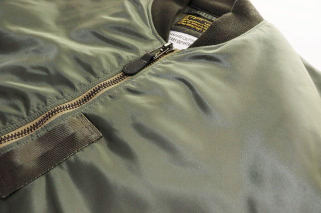 【中古】スタンダード カリフォルニア STANDARD CALIFORNIA × ALPHA INDUSTRIES SD MA-1 VINTAGE GREY L ●260420_2