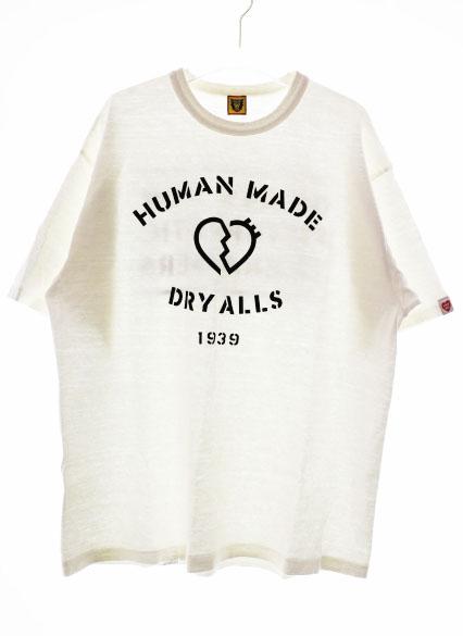 【中古】ヒューマンメイド HUMAN MADE GRAPHIC T-SHIRT #11 XLサイズ ハート DRY ALLS 1939 Tシャツ 半袖 カットソー 260409