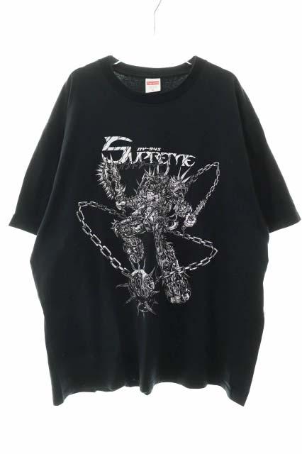 【中古】シュプリーム SUPREME 21AW SPIKES TEE BLACK XL スパイク Ｔシャツ 半袖 ブラック 黒 ☆AA★260513