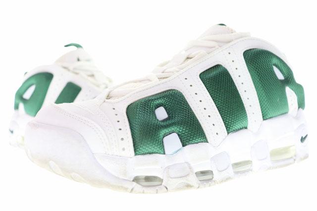【中古】ナイキ NIKE AIR MORE UPTEMPO LOW GREEN 26.5cm FZ3055-102 エア モア アップテンポ ロー グリーン ▲■260413