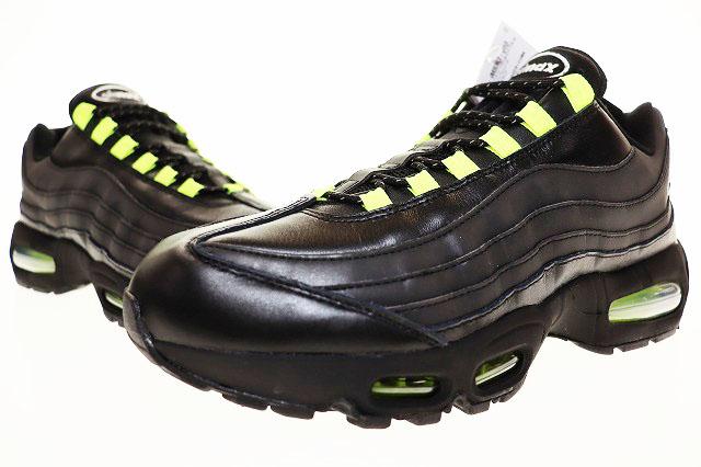 【中古】ナイキ NIKE AIR MAX 95 OG BIG BUBBLE SE BLACK AND VOLT 2025 27.5cm HRJK IM8063-010 ▲■260413