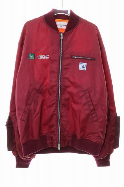 【中古】ウィズ WHIZ 24AW WHIZ LIMITED STORAGE JACKET MA-1 BURGUNDY L 同盟罷業ロング 上衣 260424
