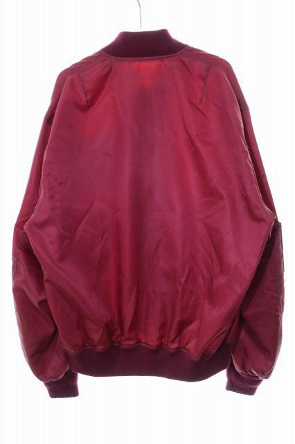 【中古】ウィズ WHIZ 24AW WHIZ LIMITED STORAGE JACKET MA-1 BURGUNDY L 同盟罷業ロング 上衣 260424
