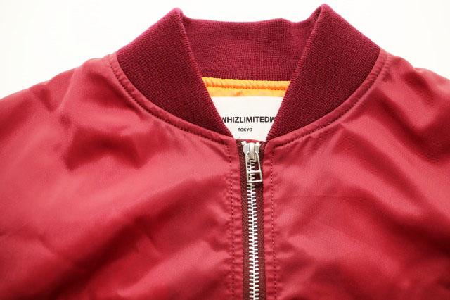 【中古】ウィズ WHIZ 24AW WHIZ LIMITED STORAGE JACKET MA-1 BURGUNDY L 同盟罷業ロング 上衣 260424