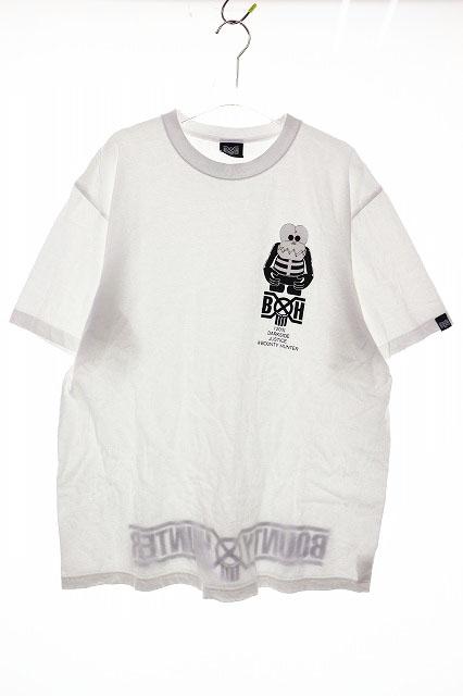 【中古】バウンティーハンター BOUNTY HUNTER SKULL-KUN TEE WHITE XL スカルくん Tシャツ プリント 半袖 260412