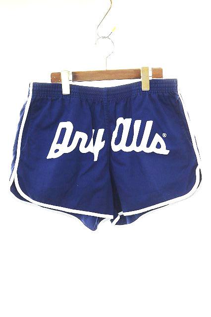 【中古】ヒューマンメイド HUMAN MADE TRAINING SHORTS Mサイズ トレーニング ショーツ パンツ ワッペン 紺 260417