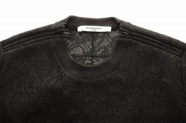 【中古】ジバンシィ GIVENCHY レーススウェット サイズ38 リカルドティッシ 肩ジップ ブラック ☆AA★●260531 【中古】ジバンシィ GIVENCHY レーススウェット サイズ38 リカルドティッシ 肩ジップ ブラック ☆AA★●260531