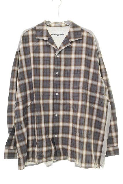 【中古】ウィズ WHIZ CHOP SHIRT GRAY Lサイズ WL-S-100 チェック シャツ 【ブランド古着ベクトル】●■260423