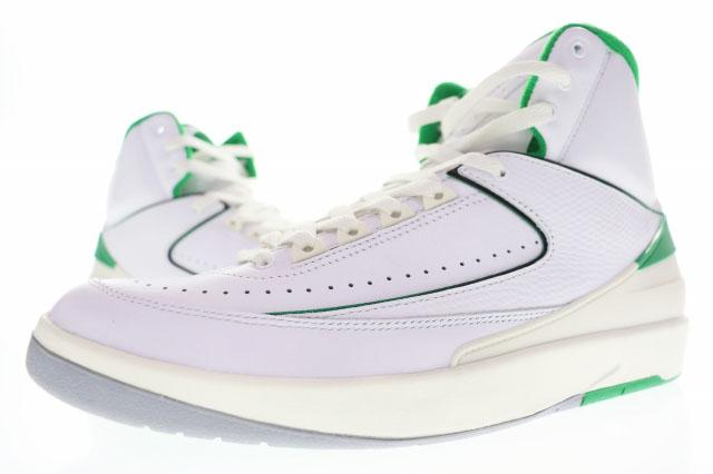 【中古】ナイキ NIKE AIR JORDAN 2 RETRO LUCKEY GREEN 29cm エア ジョーダン レトロ ラッキー グリーン ▲■260422