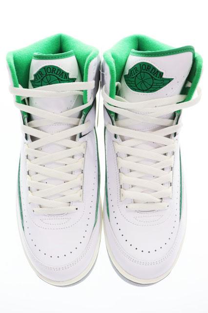 【中古】ナイキ NIKE AIR JORDAN 2 RETRO LUCKEY GREEN 29cm エア ジョーダン レトロ ラッキー グリーン ▲■260422