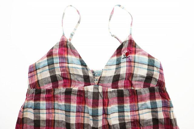 【中古】ヒステリックグラマー HYSTERIC GLAMOUR キャミソール衣装 無償性大きさ ロング丈 マキシ ●260513