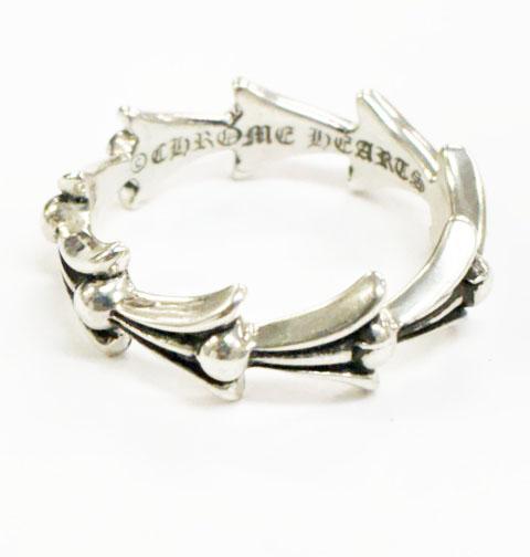 【中古】クロムハーツ CHROME HEARTS CROSS TAIL 19号 クロス テイル リング シルバー 指輪 ☆AA★ ▲ 260529