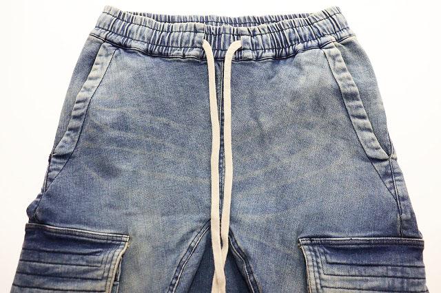 【中古】エーエフアーティファクト A.F ARTEFACT INDIGO STRETCH DENIM SAEOUEL CARGO SKINNYPANTS ●■260429_2