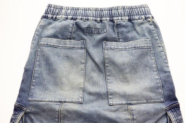 【中古】エーエフアーティファクト A.F ARTEFACT INDIGO STRETCH DENIM SAEOUEL CARGO SKINNYPANTS ●■260429_3