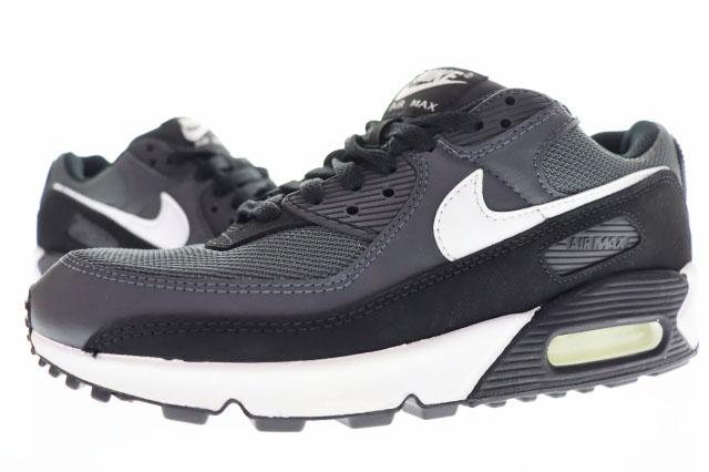 【中古】ナイキ NIKE AIR MAX 90 IRON GREY 26.5cm CN8490-002 エアマックス アイアングレー ブラック ▲■260427