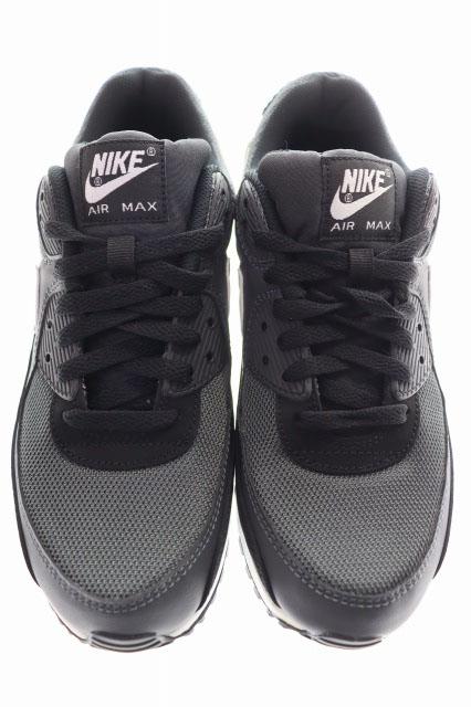 【中古】ナイキ NIKE AIR MAX 90 IRON GREY 26.5cm CN8490-002 エアマックス アイアングレー ブラック ▲■260427_1