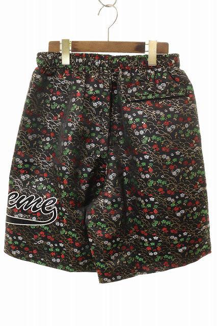【中古】シュプリーム SUPREME 26SS FLORAL JACQUARD SHORT BLACK S フローラル ジャガード ショーツ ☆AA★■260530_1