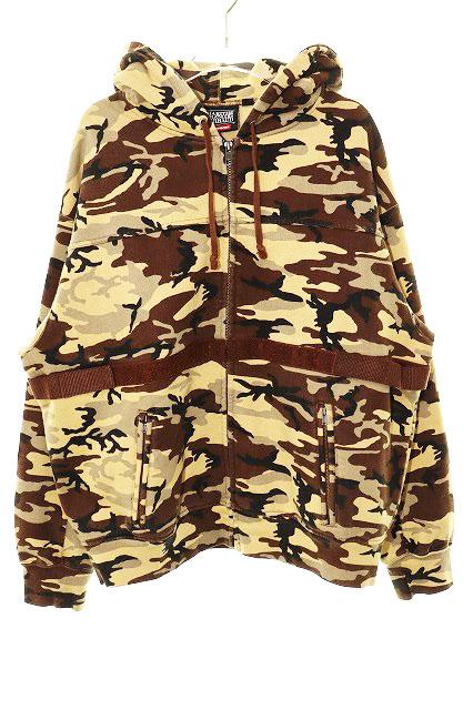 【中古】シュプリーム SUPREME × MARITHE+FRANCOIS GIRBAUD 25SS 迷彩 ジップアップ パーカー 260528