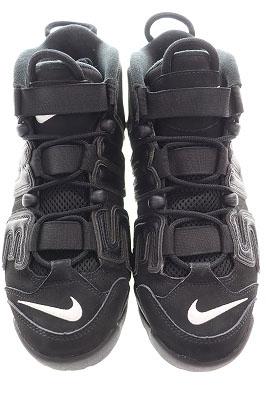 【中古】ナイキ NIKE × SUPREMEAIR MORE UPTEMPO BLACK 26.5cm シュプリーム エア モア アップテンポ ブラック ▲■260528_1