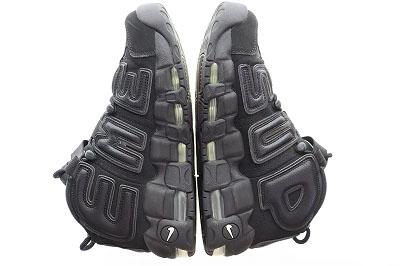 【中古】ナイキ NIKE × SUPREMEAIR MORE UPTEMPO BLACK 26.5cm シュプリーム エア モア アップテンポ ブラック ▲■260528_2