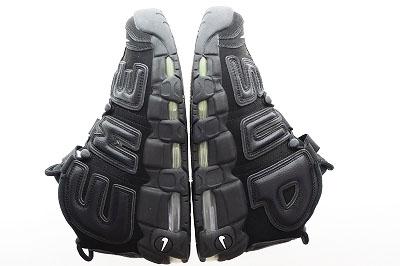 【中古】ナイキ NIKE × SUPREMEAIR MORE UPTEMPO BLACK 26.5cm シュプリーム エア モア アップテンポ ブラック ▲■260528_3
