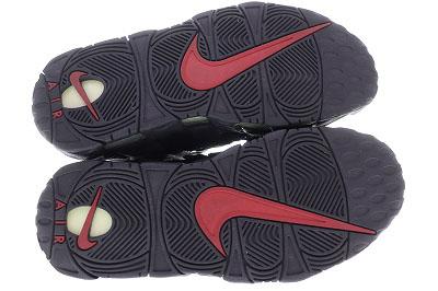 【中古】ナイキ NIKE × SUPREMEAIR MORE UPTEMPO BLACK 26.5cm シュプリーム エア モア アップテンポ ブラック ▲■260528_5