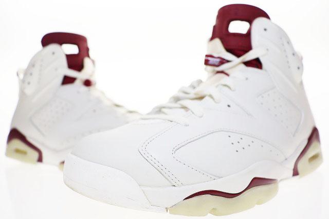 【中古】ナイキ NIKE AIR JORDAN 6 RETORO MAROON 29cm 384664-116 AJ6 エア ジョーダン レトロ マルーン ▲260515