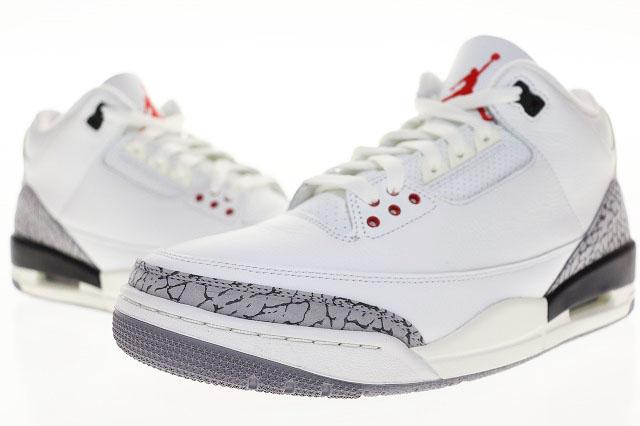 【中古】ナイキ NIKE AIR JORDAN 3 RETRO WHITECEMENT REIMAGINED 28.5cm ジョーダン ホワイトセメント ▲■260510