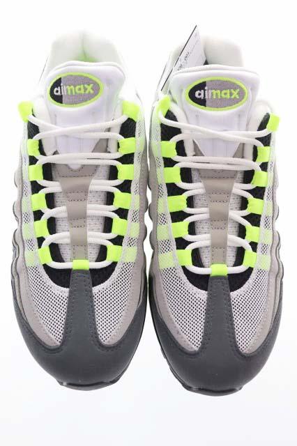 【中古】ナイキ NIKE WMNS AIR MAX 95 BIG BUBBLE NEON YELLOW ANTHRACITE 26cm エア マックス ビッグバブル ▲■260513_1