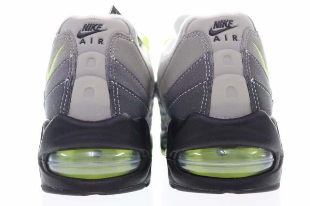 【中古】ナイキ NIKE WMNS AIR MAX 95 BIG BUBBLE NEON YELLOW ANTHRACITE 26cm エア マックス ビッグバブル ▲■260513_4