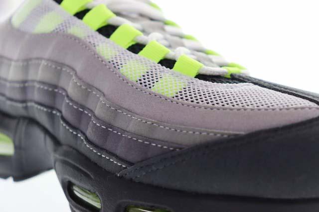 【中古】ナイキ NIKE WMNS AIR MAX 95 BIG BUBBLE NEON YELLOW ANTHRACITE 26cm エア マックス ビッグバブル ▲■260513_6