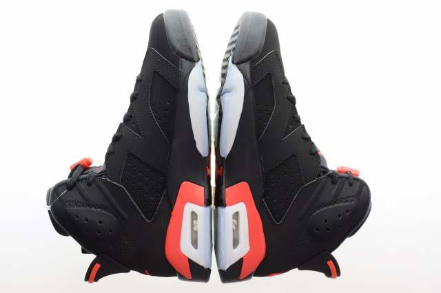 【中古】ナイキ NIKE AIR JORDAN 6 REVERSE INFRARED BLACK 28.5cm エア ジョーダン リバース インフラレッド 赤 黒 ▲■260513_2