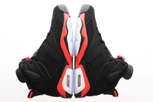 【中古】ナイキ NIKE AIR JORDAN 6 REVERSE INFRARED BLACK 28.5cm エア ジョーダン リバース インフラレッド 赤 黒 ▲■260513_3