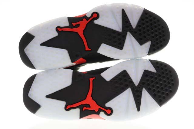 【中古】ナイキ NIKE AIR JORDAN 6 REVERSE INFRARED BLACK 28.5cm エア ジョーダン リバース インフラレッド 赤 黒 ▲■260513_5