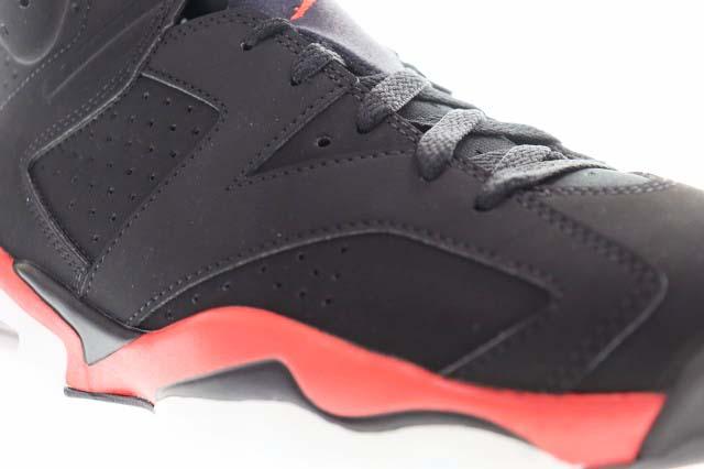 【中古】ナイキ NIKE AIR JORDAN 6 REVERSE INFRARED BLACK 28.5cm エア ジョーダン リバース インフラレッド 赤 黒 ▲■260513_6